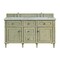 James Martin Vanities 60'' Double Vanity, Whitewashed Oak w/ 3 CM Eternal Jasmine Pearl Quartz Top 424-V60D-WWO-3EJP - alternate 1
